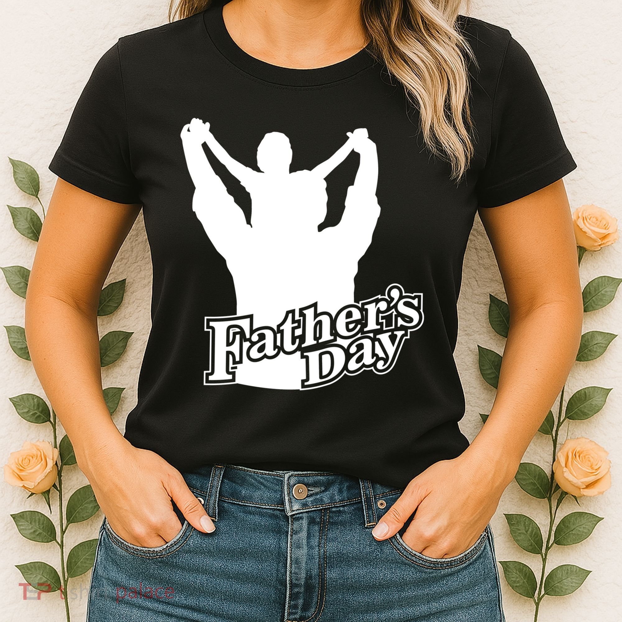Father's Day Dad And Son Women's T-Shirt
