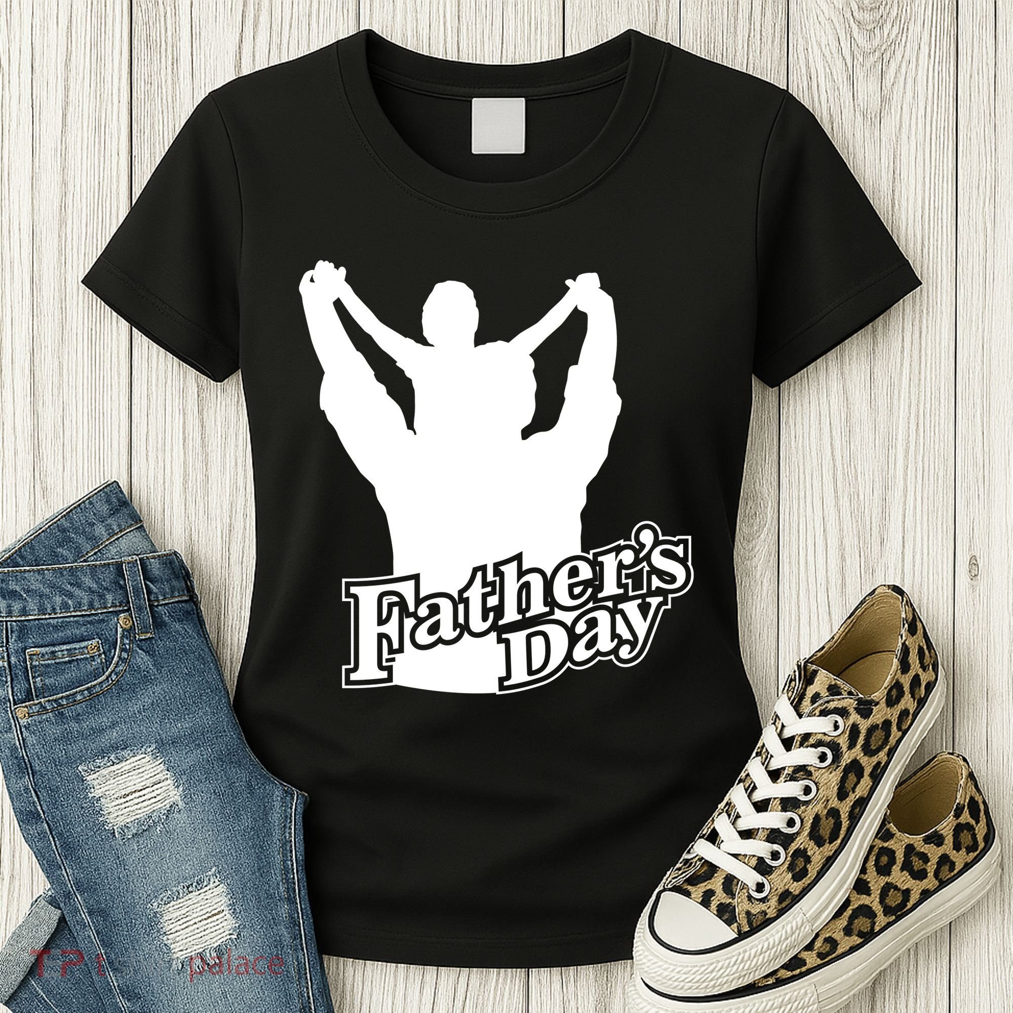 Father's Day Dad And Son Women's T-Shirt
