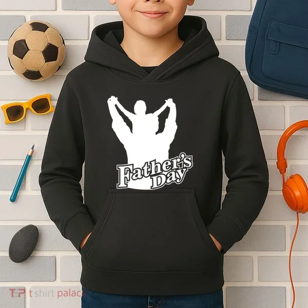 Father's Day Dad And Son Kids Hoodie