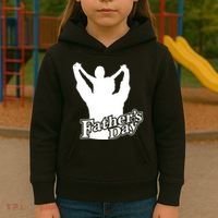 Father's Day Dad And Son Kids Hoodie thumb 3