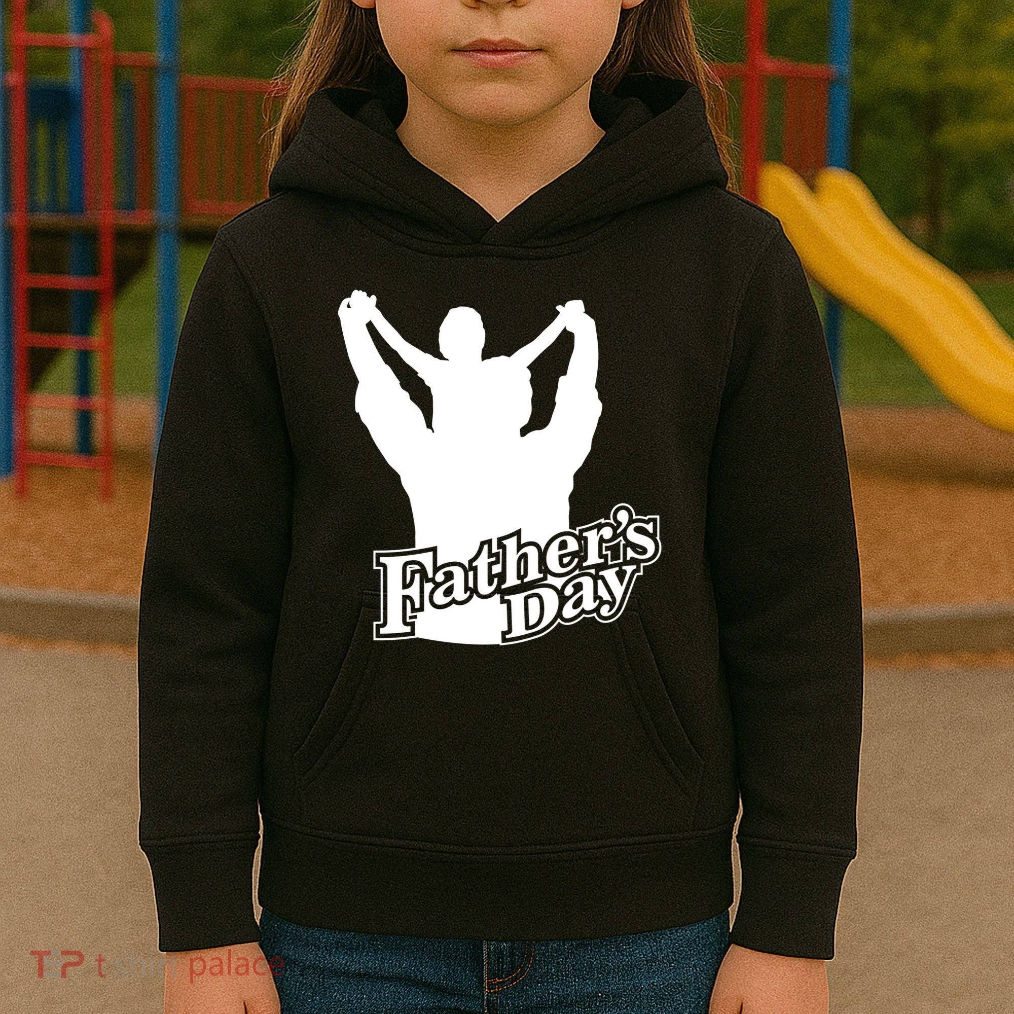 Father's Day Dad And Son Kids Hoodie