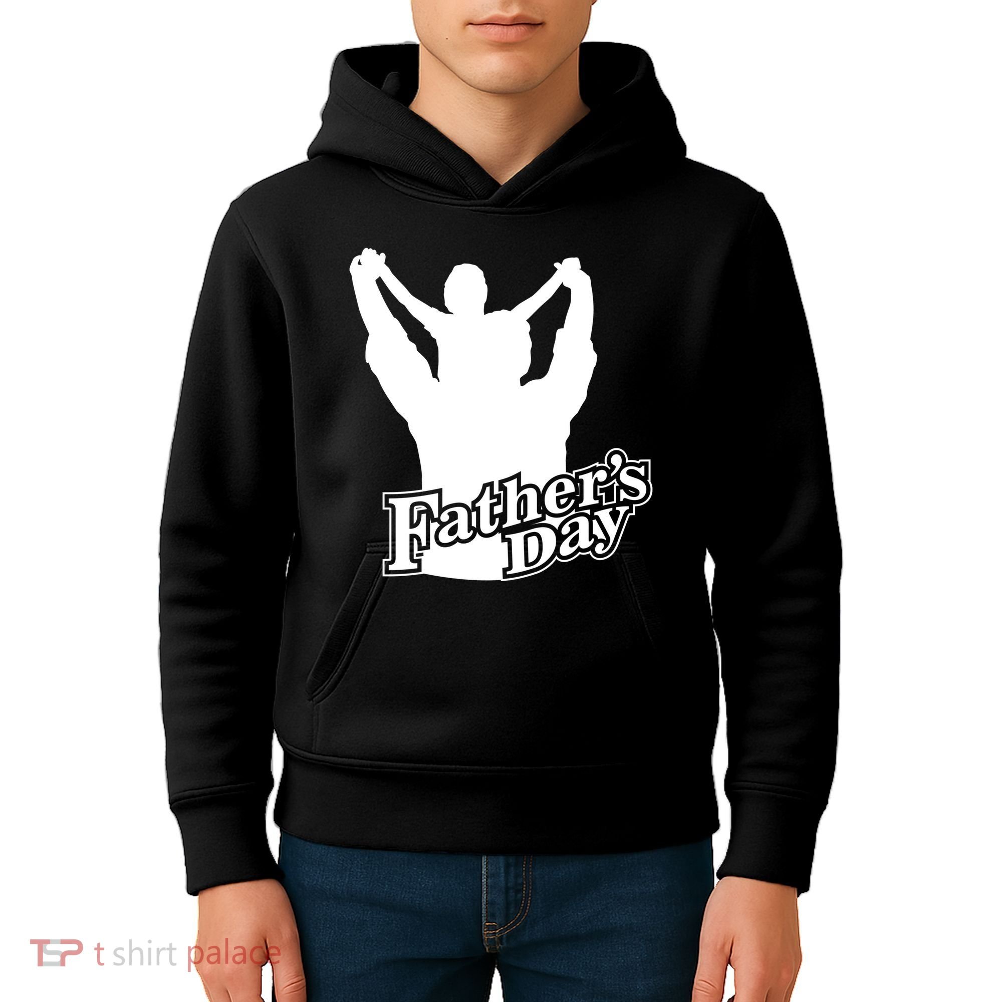 Father's Day Dad And Son Kids Hoodie