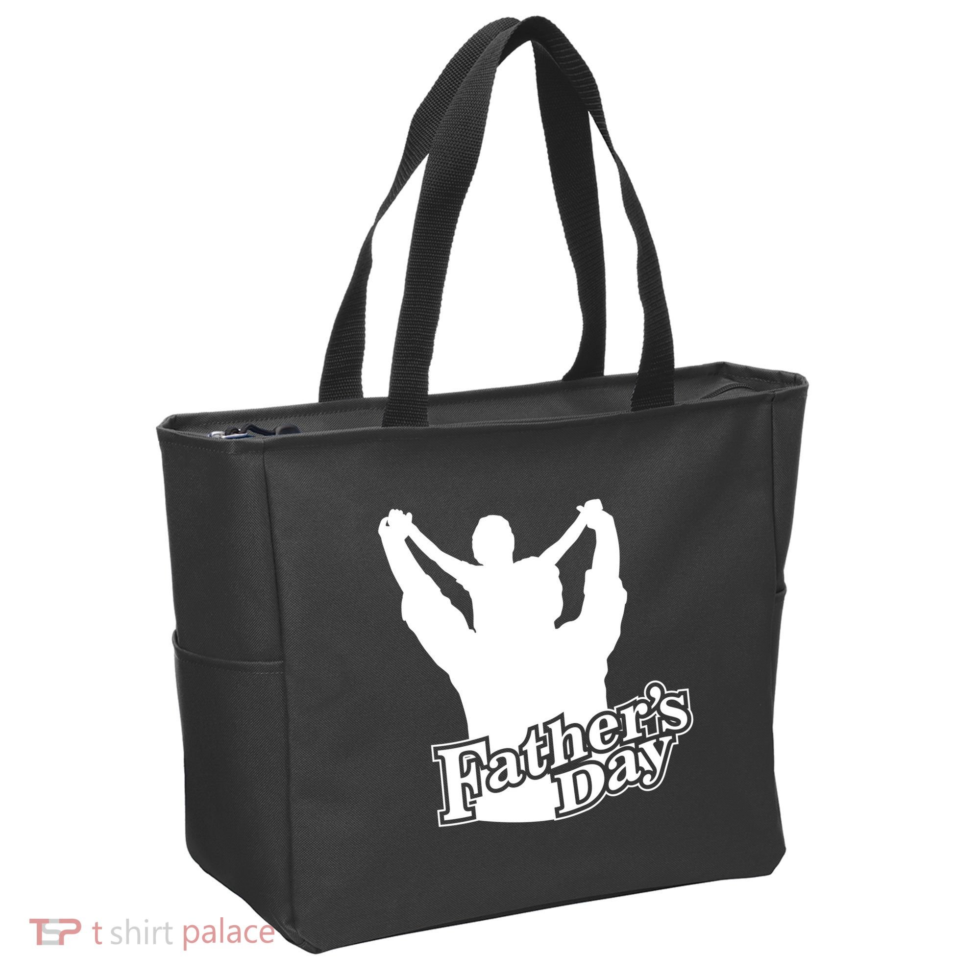 Father's Day Dad And Son Tote Bag