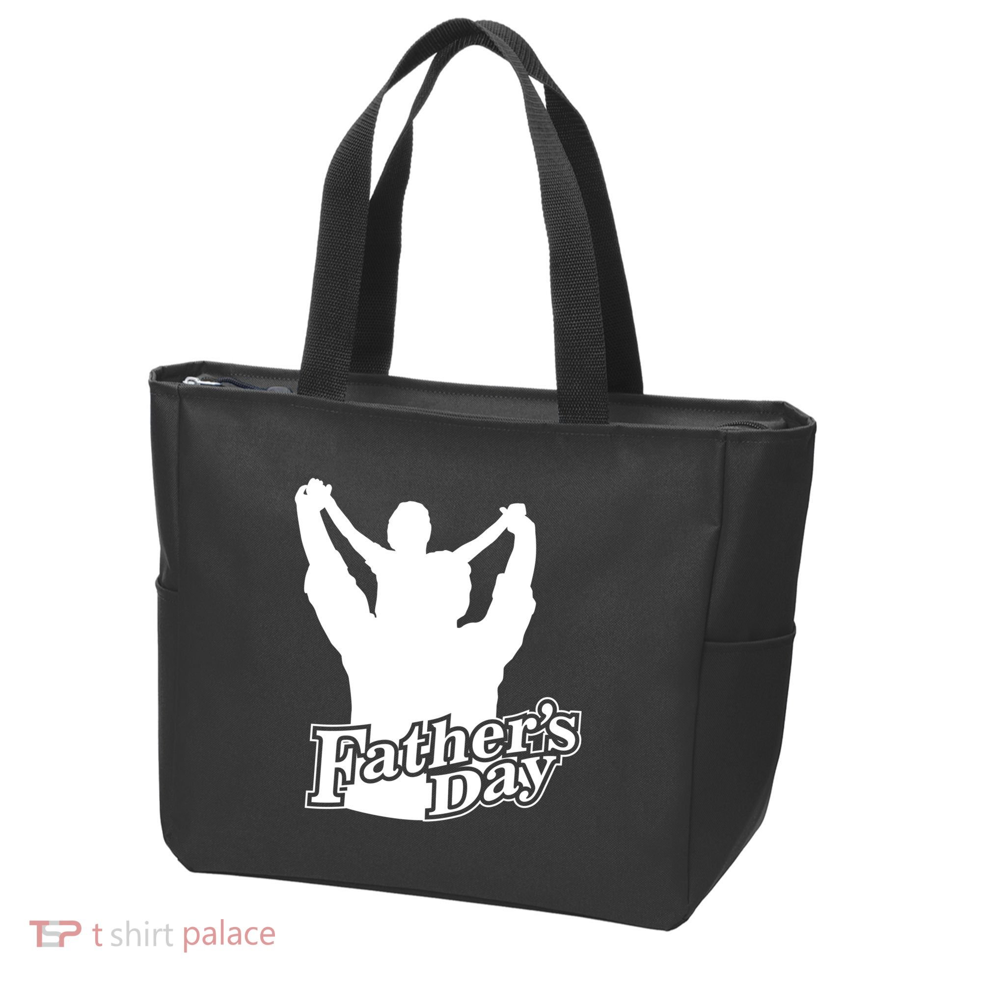 Father's Day Dad And Son Tote Bag
