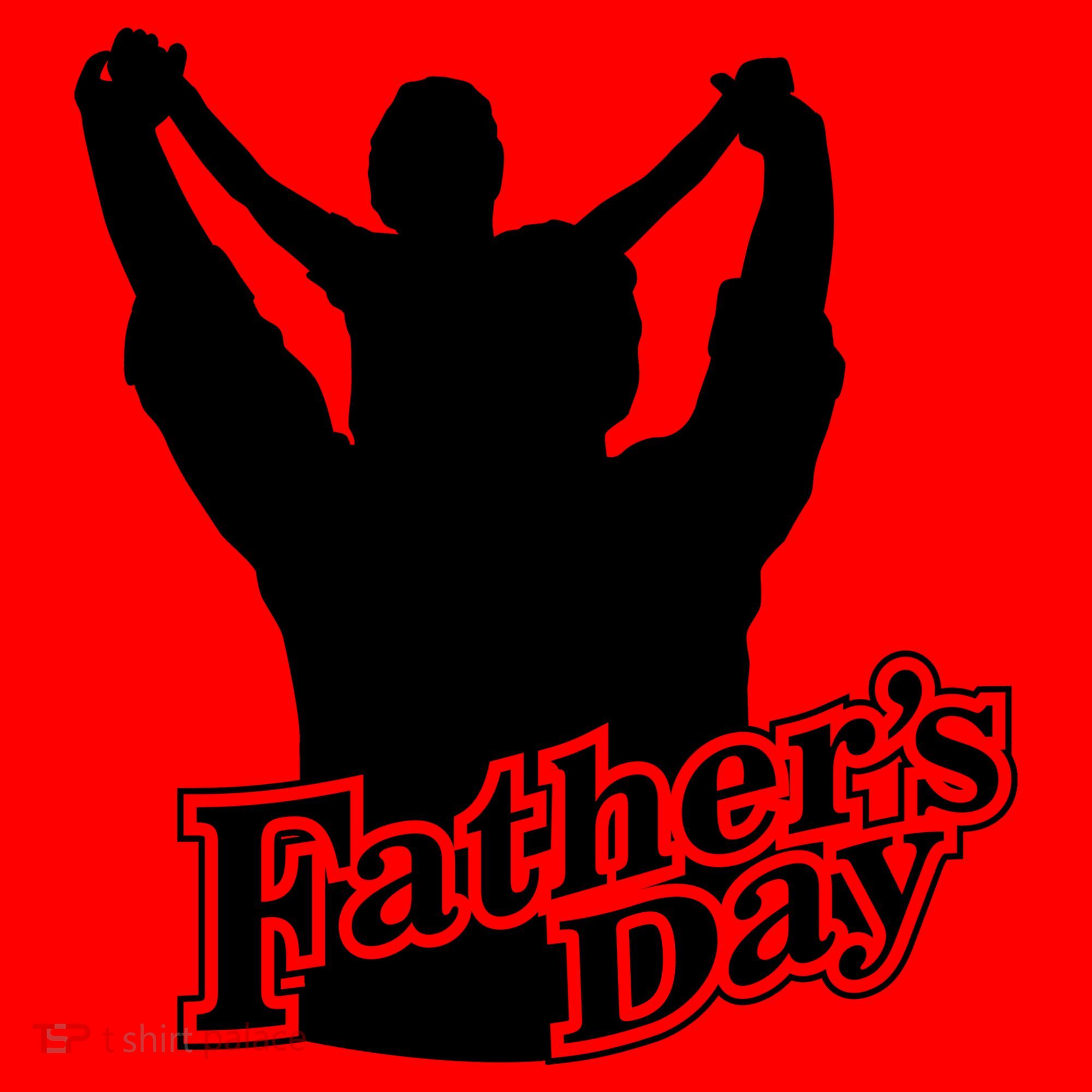 Father's Day Dad And Son Santa Hat