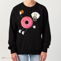 funny Dunking Donut Hole Food Champ Women's Sweatshirt thumb 0