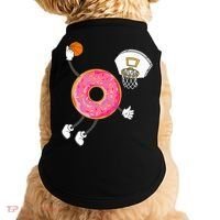 funny Dunking Donut Hole Food Champ Doggie Tank thumb 0