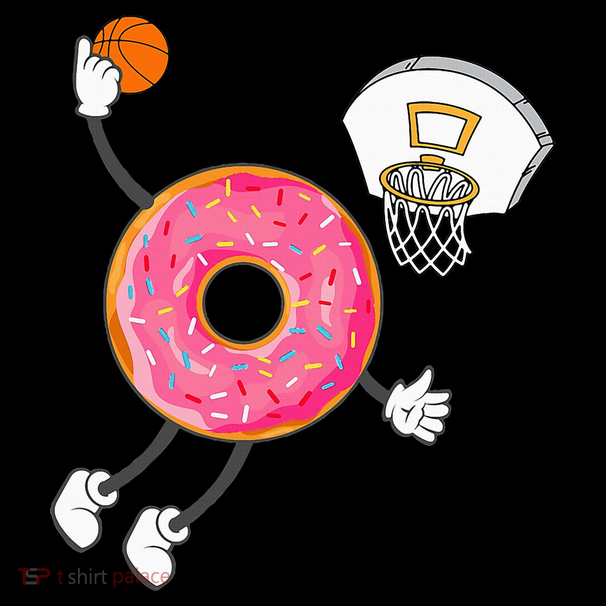 funny Dunking Donut Hole Food Champ Doggie Tank