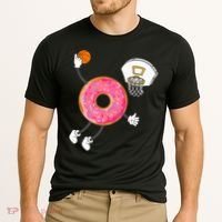 funny Dunking Donut Hole Food Champ Cooling Performance Crew T-Shirt thumb 2