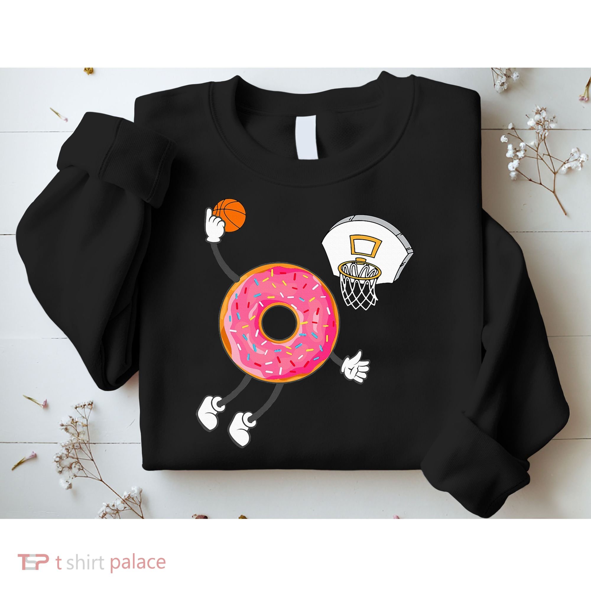 funny Dunking Donut Hole Food Champ Sweatshirt