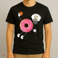 funny Dunking Donut Hole Food Champ T-Shirt thumb 3
