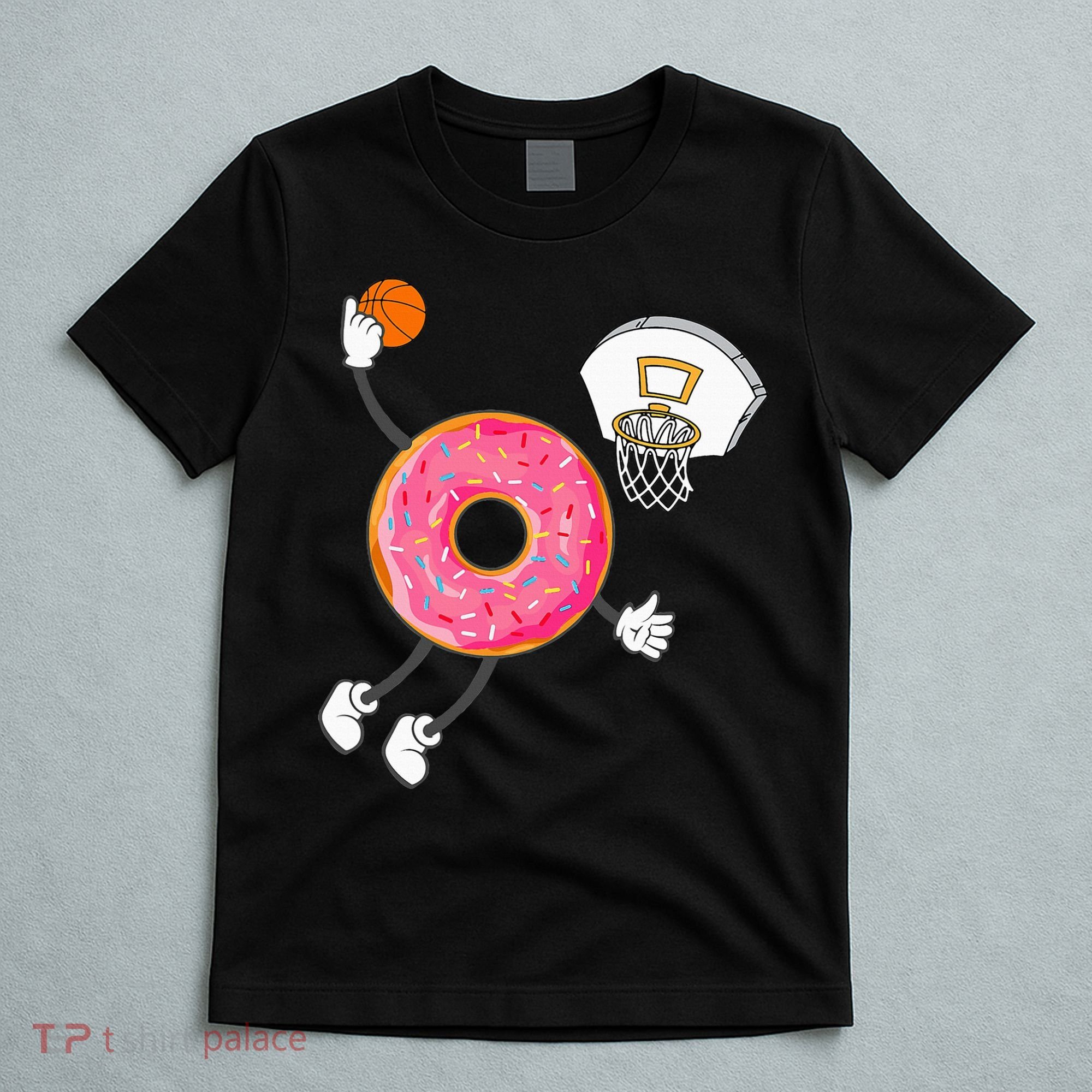 funny Dunking Donut Hole Food Champ T-Shirt