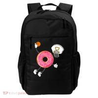 funny Dunking Donut Hole Food Champ Backpack thumb 0