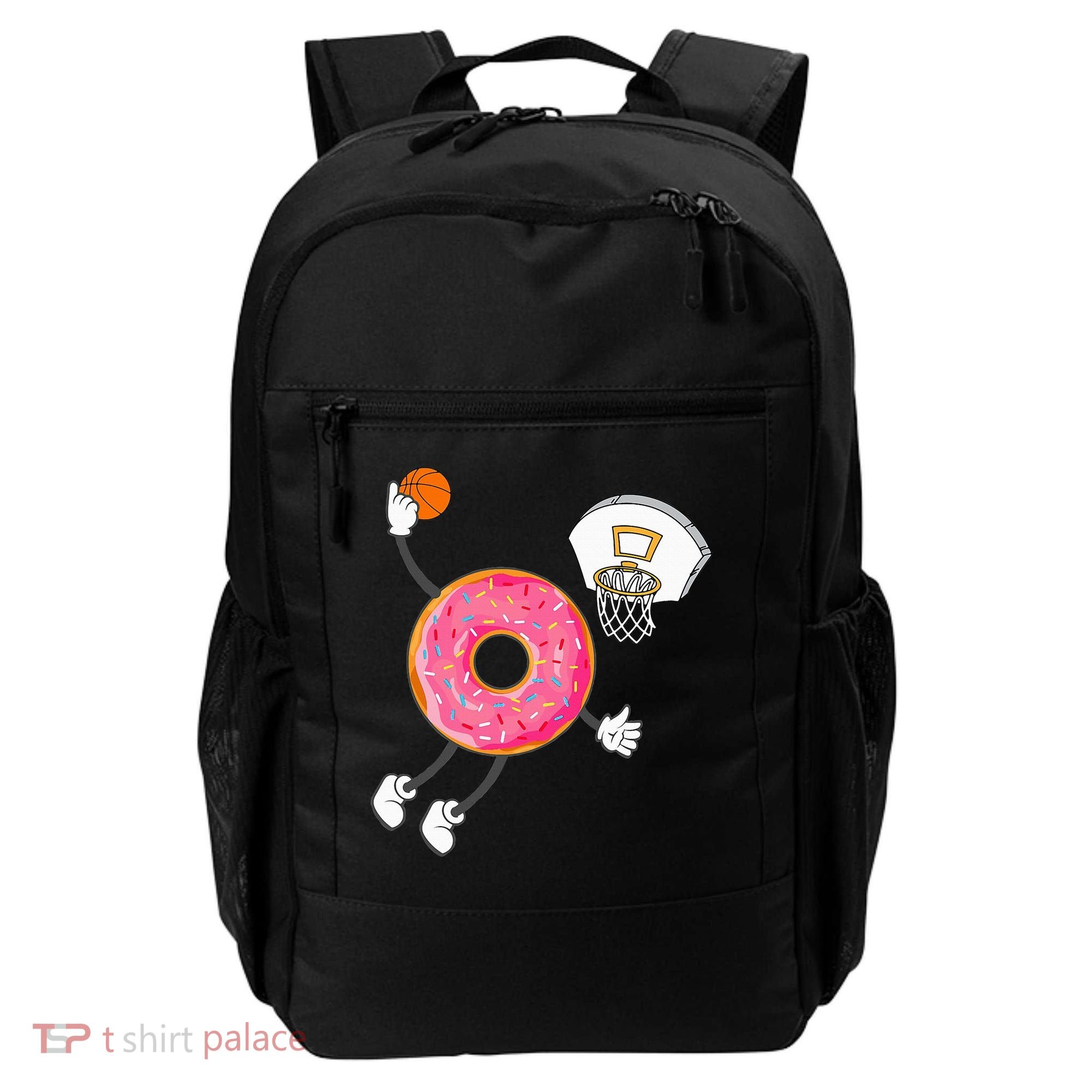 funny Dunking Donut Hole Food Champ Backpack