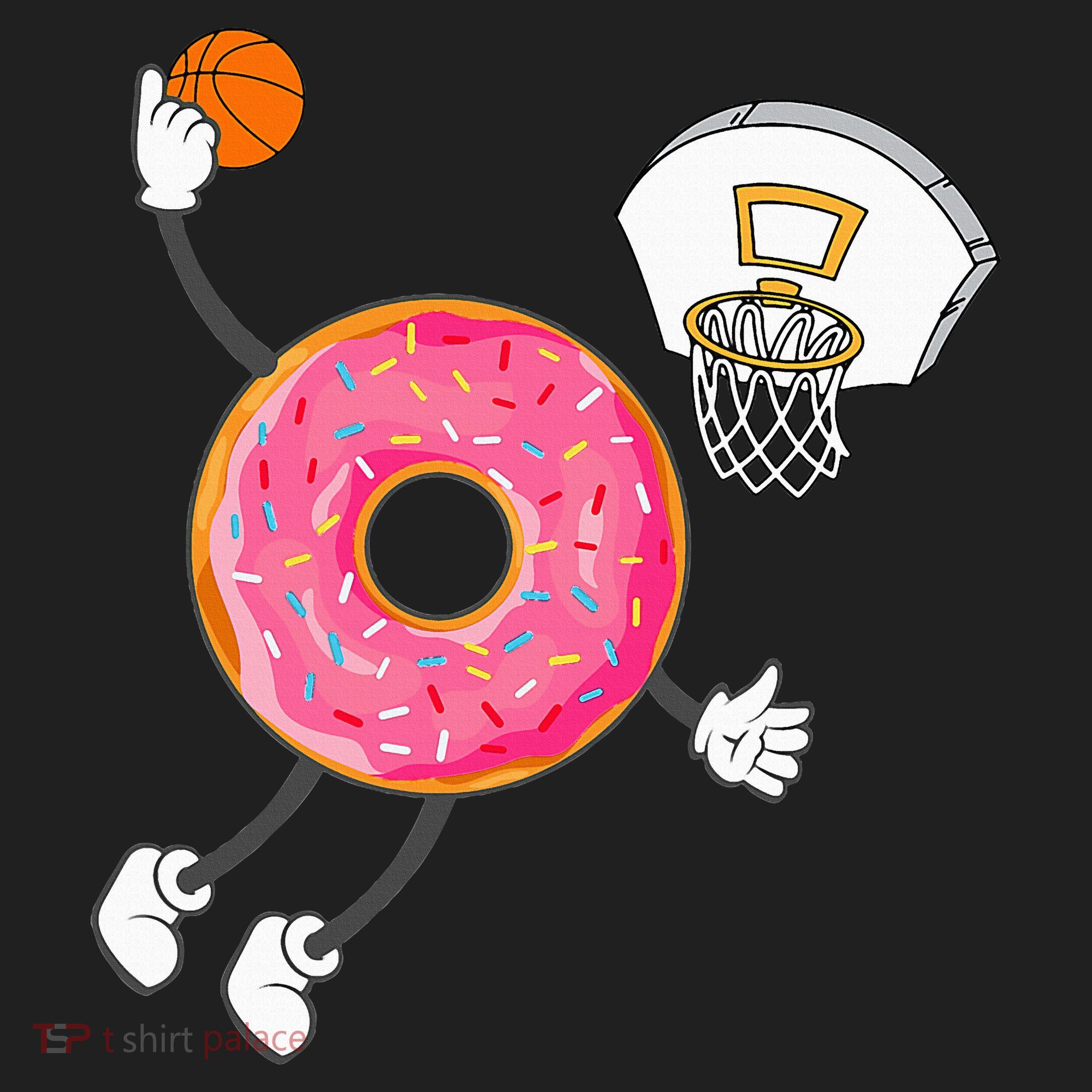 funny Dunking Donut Hole Food Champ Beanie