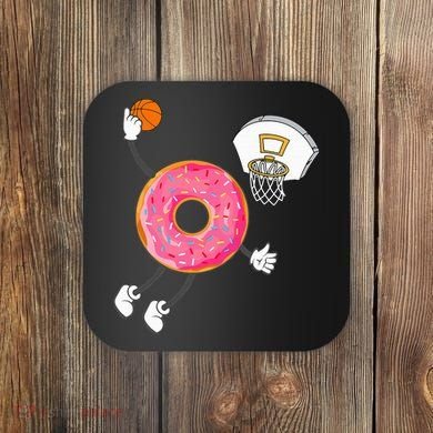 funny Dunking Donut Hole Food Champ Coaster