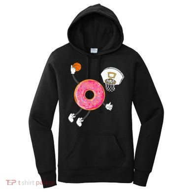 funny Dunking Donut Hole Food Champ Women's Hoodie