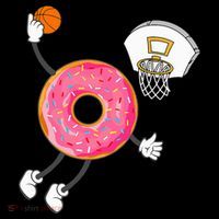 funny Dunking Donut Hole Food Champ Women's Hoodie thumb 2