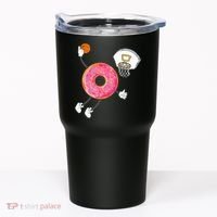 funny Dunking Donut Hole Food Champ Tumbler thumb 0