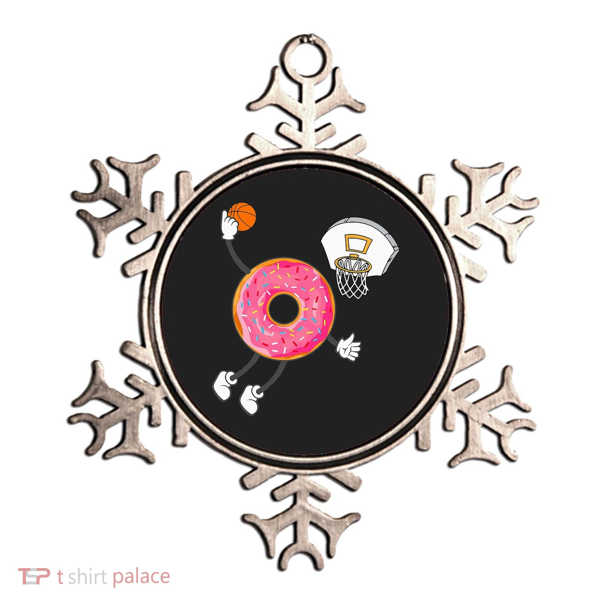 funny Dunking Donut Hole Food Champ Ornament