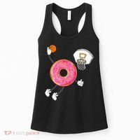 funny Dunking Donut Hole Food Champ Women's Tank Top thumb 0