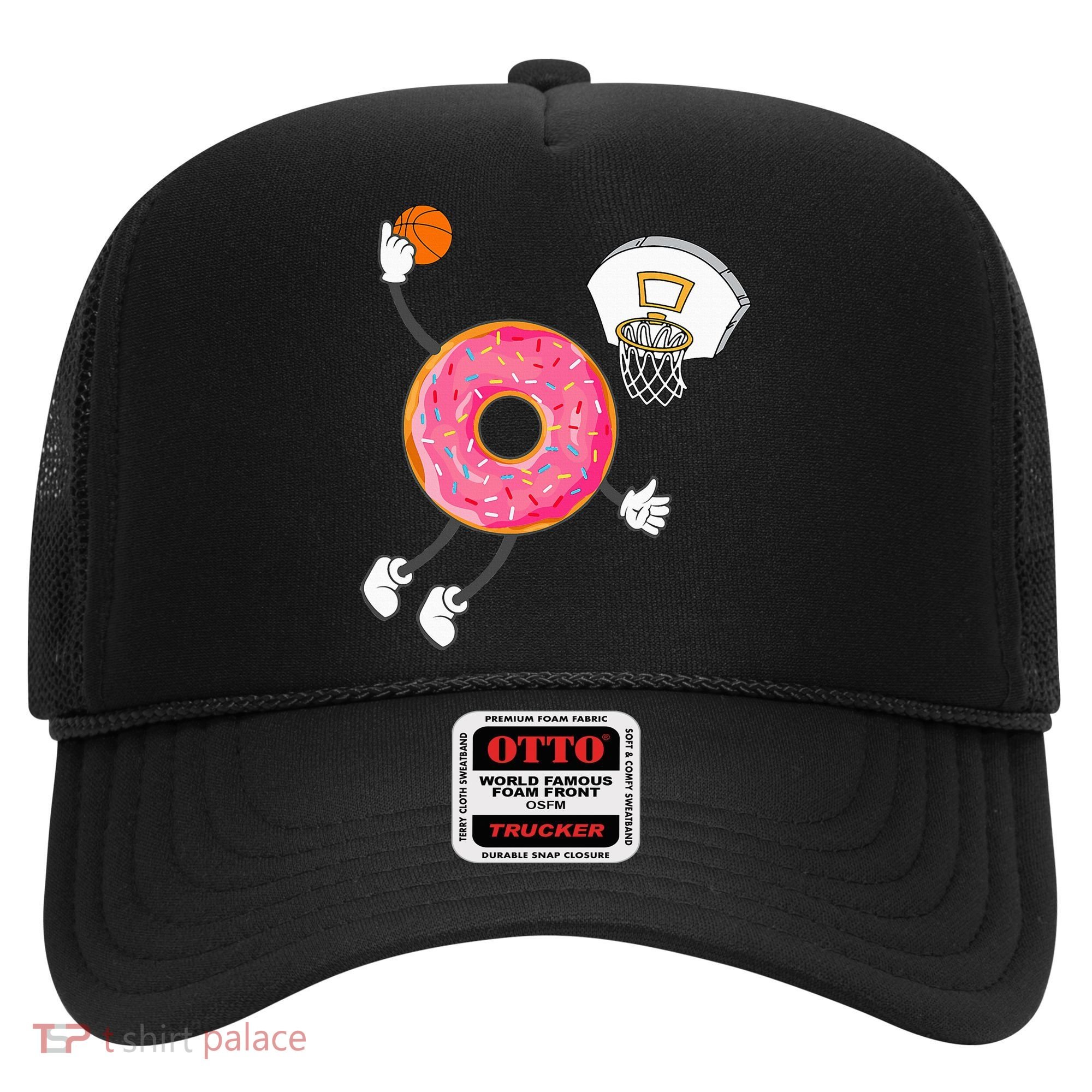 funny Dunking Donut Hole Food Champ Hat
