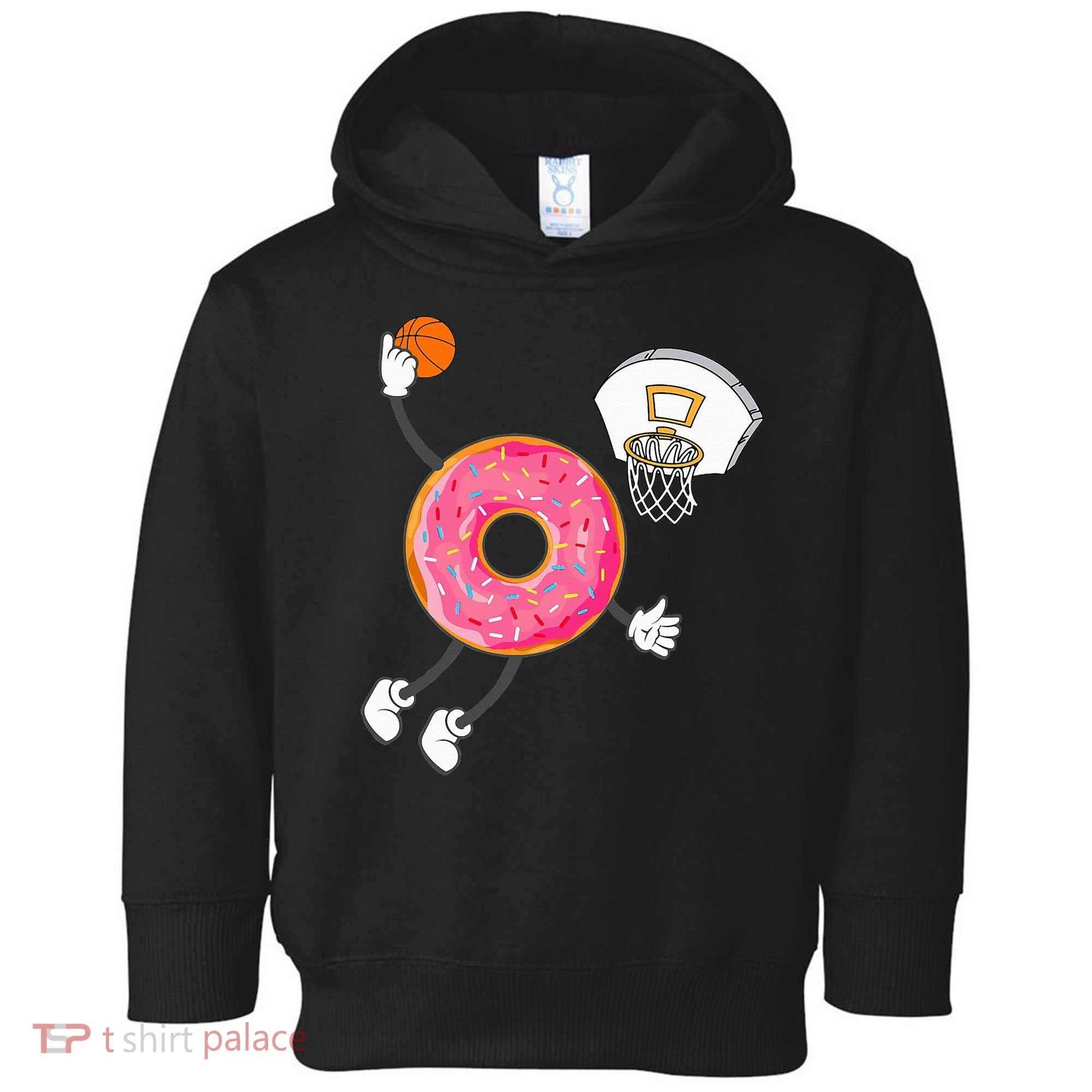 funny Dunking Donut Hole Food Champ Toddler Hoodie