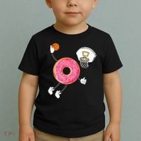 funny Dunking Donut Hole Food Champ Toddler T-Shirt thumb 2
