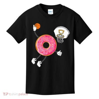 funny Dunking Donut Hole Food Champ Kids T-Shirt