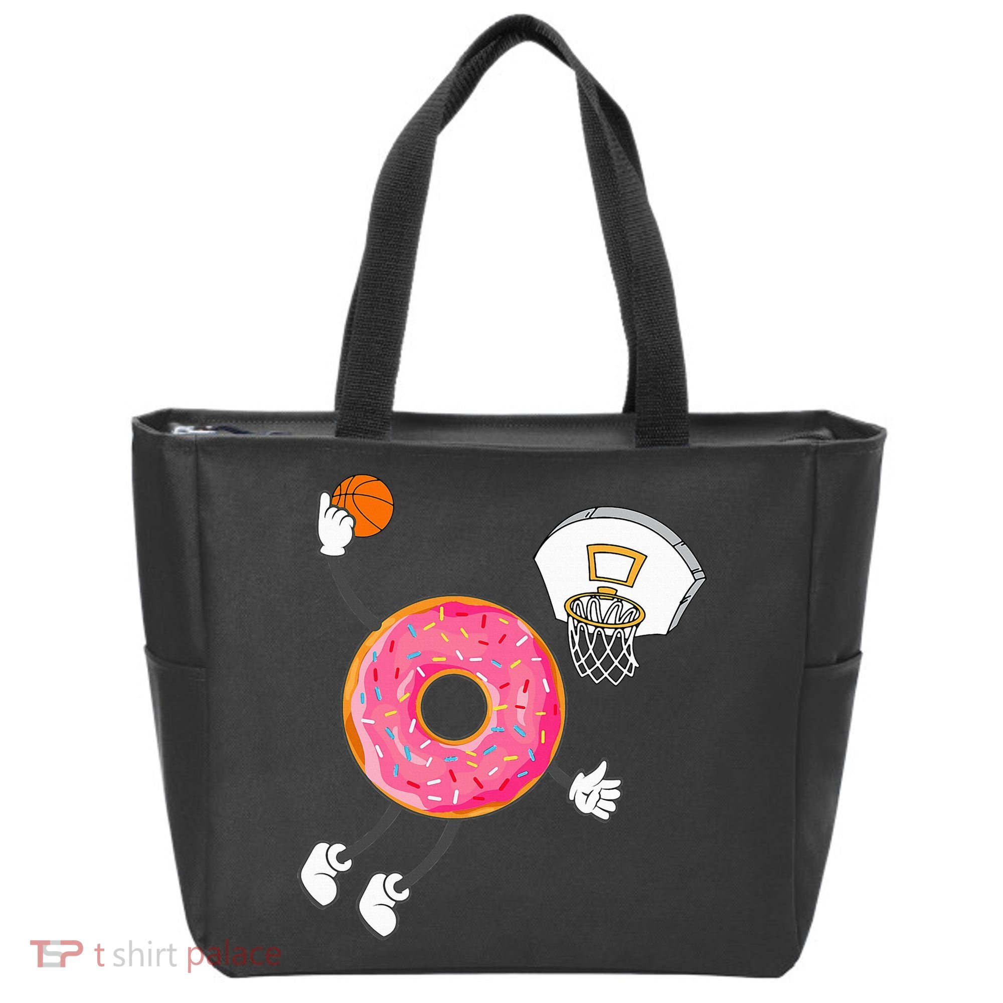 funny Dunking Donut Hole Food Champ Tote Bag