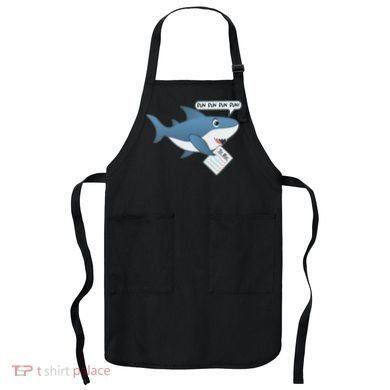 Funny Dun Dun To Do List Shark Apron