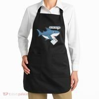 Funny Dun Dun To Do List Shark Apron thumb 2
