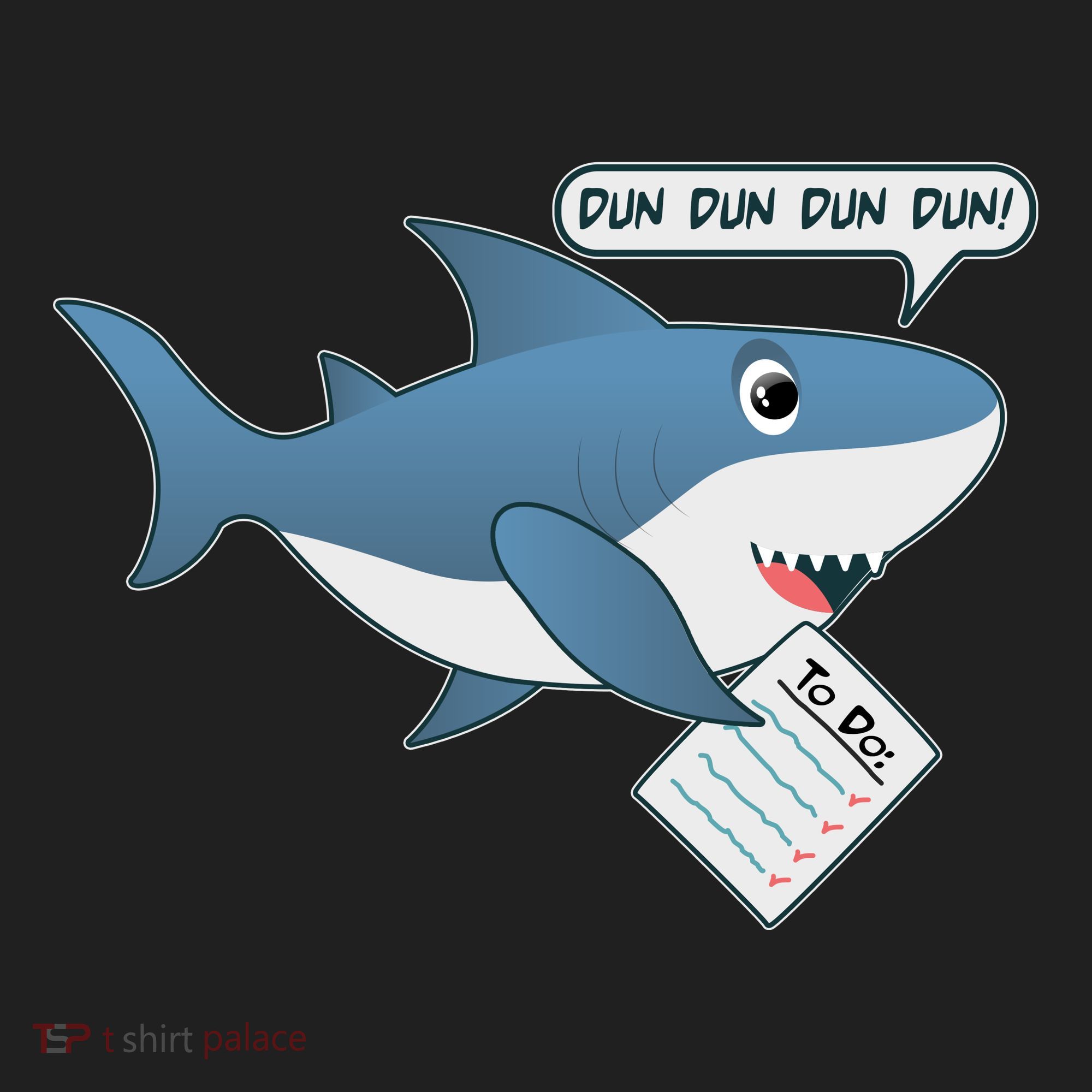 Funny Dun Dun To Do List Shark Beanie