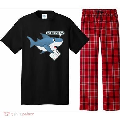 Funny Dun Dun To Do List Shark Pajama Set