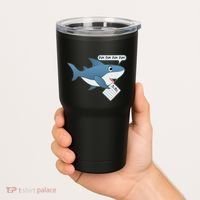 Funny Dun Dun To Do List Shark Tumbler thumb 2