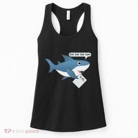 Funny Dun Dun To Do List Shark Women's Tank Top thumb 0