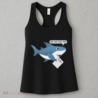 Funny Dun Dun To Do List Shark Women's Tank Top thumb 3