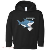 Funny Dun Dun To Do List Shark Toddler Hoodie thumb 0