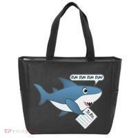 Funny Dun Dun To Do List Shark Tote Bag thumb 0