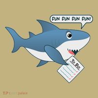 Funny Dun Dun To Do List Shark Hoodie thumb 7