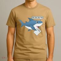 Funny Dun Dun To Do List Shark T-Shirt thumb 3