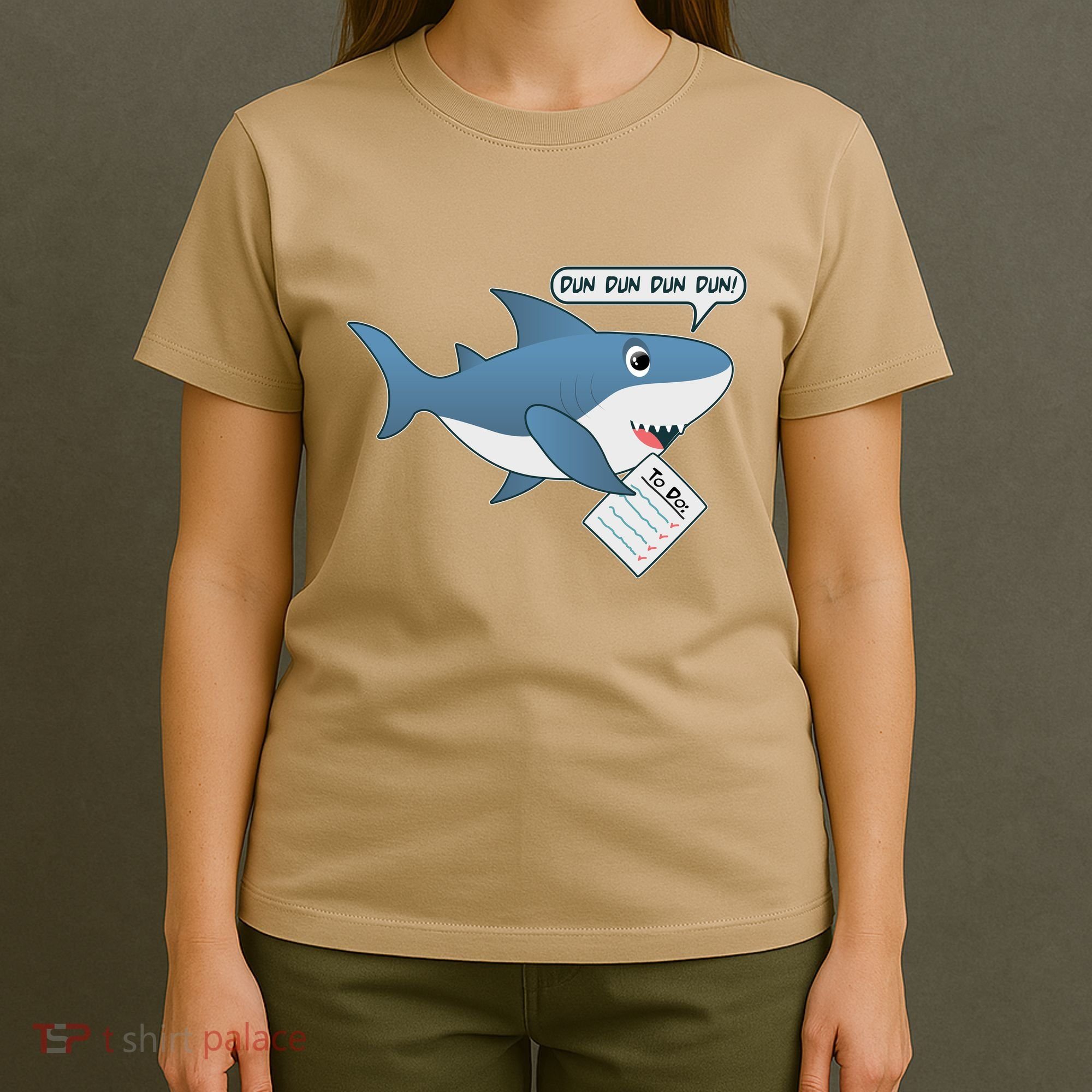 Funny Dun Dun To Do List Shark T-Shirt