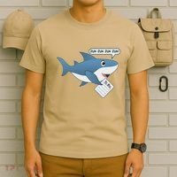 Funny Dun Dun To Do List Shark T-Shirt thumb 6