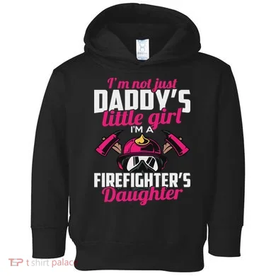 Firefighter Daughter Design For Firefighter Toddler Hoodie