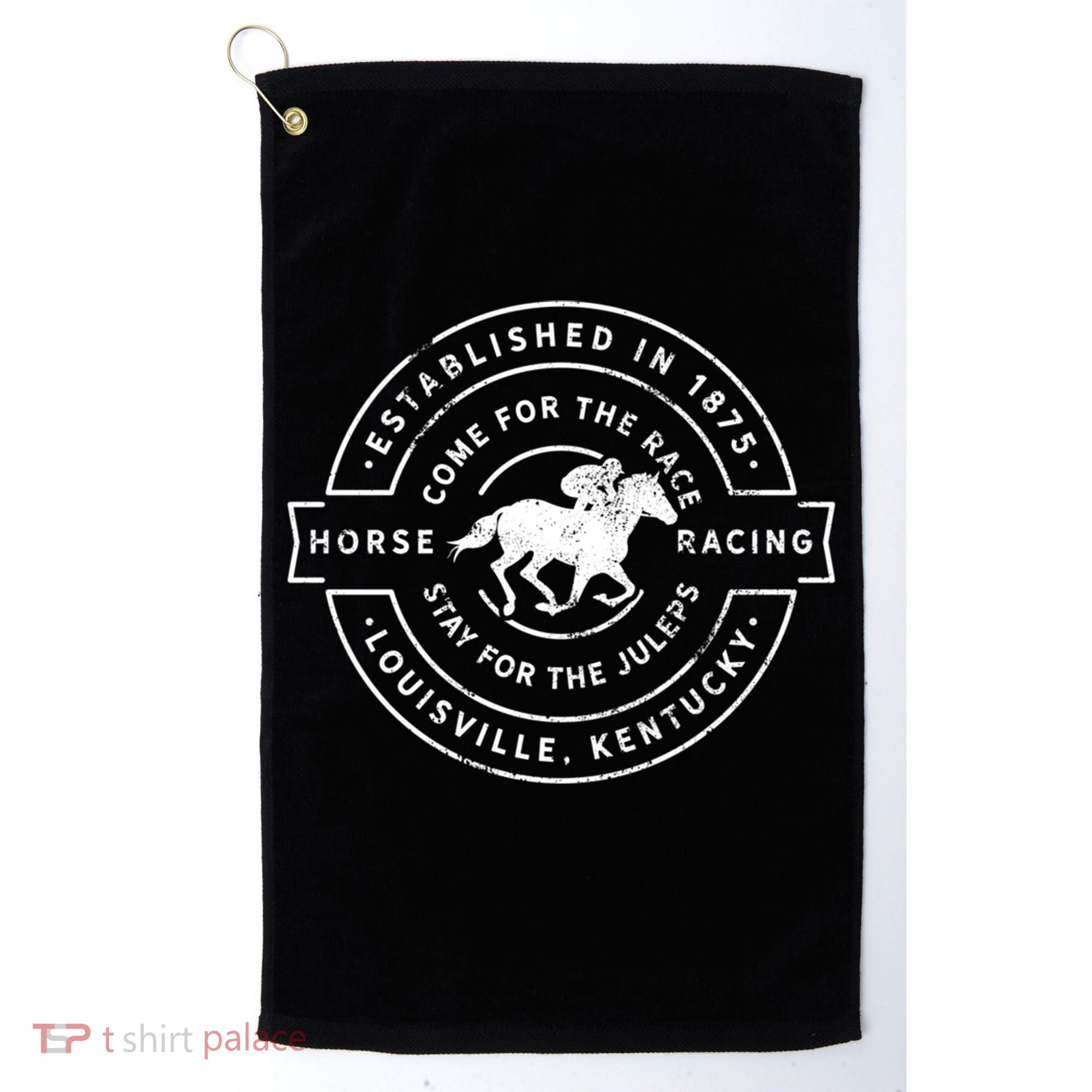 Funny Derby Day Kentucky Horse Racing And Mint Juleps Gift Golf Towel