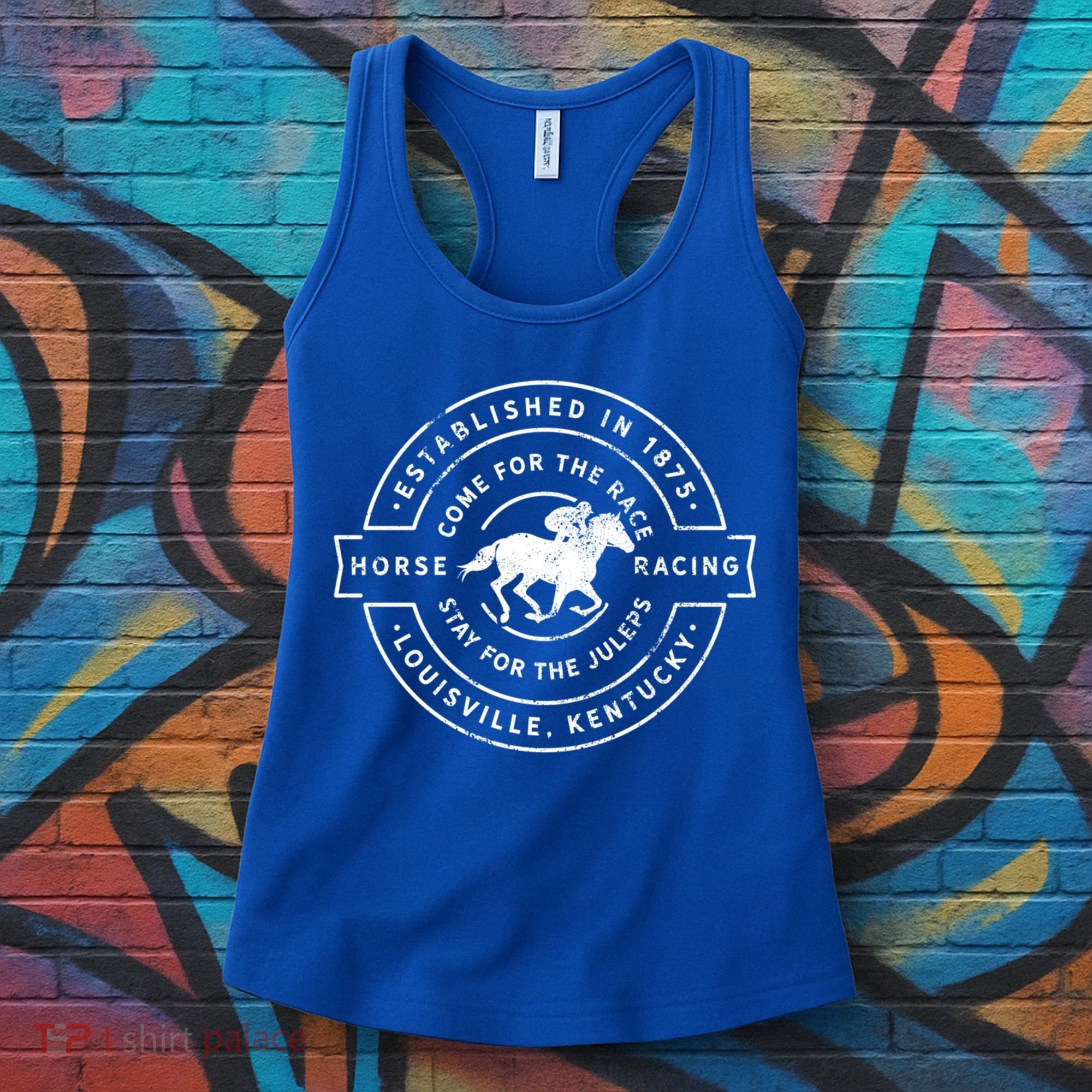 Funny Derby Day Kentucky Horse Racing And Mint Juleps Gift Women's Tank Top