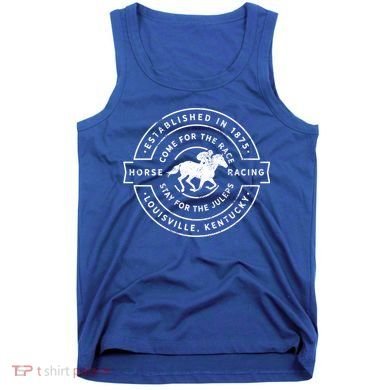Funny Derby Day Kentucky Horse Racing And Mint Juleps Gift Tank Top
