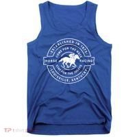 Funny Derby Day Kentucky Horse Racing And Mint Juleps Gift Tank Top thumb 0