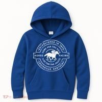 Funny Derby Day Kentucky Horse Racing And Mint Juleps Gift Kids Hoodie thumb 0