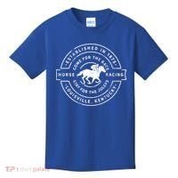 Funny Derby Day Kentucky Horse Racing And Mint Juleps Gift Kids T-Shirt thumb 0